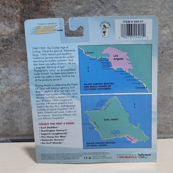 Johnny Lightning Surf Rods Da Surf Woody 2000 Die Cast Scale 1:64 - Picture 2 of 11